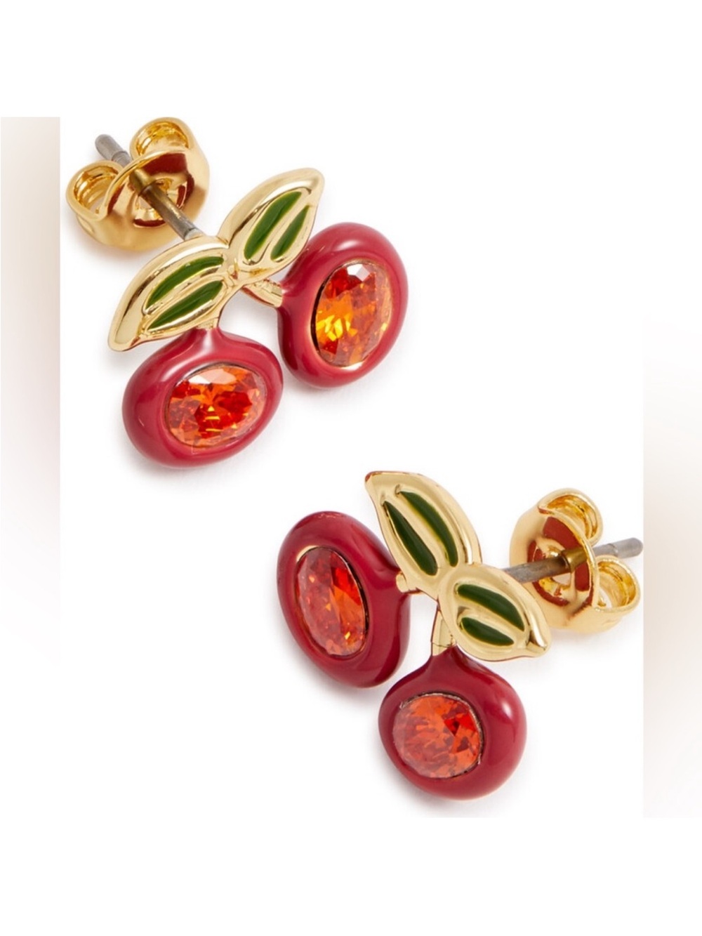 Coach Cherry Stud Earrings - Picture 5 of 6